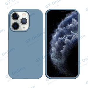 Coque Silicone Compatible pour Apple iPhone 11 Pro (#05) Bleu Acier
