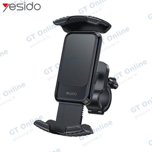 Support pour Smartphone Yesido C249 2 en 1 pour Vélo & Moto Noir
