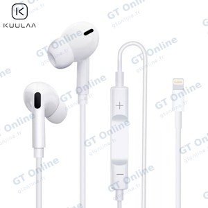 Écouteurs Filaires Lightning Kuulaa KL-O84 (Bluetooth) Blanc