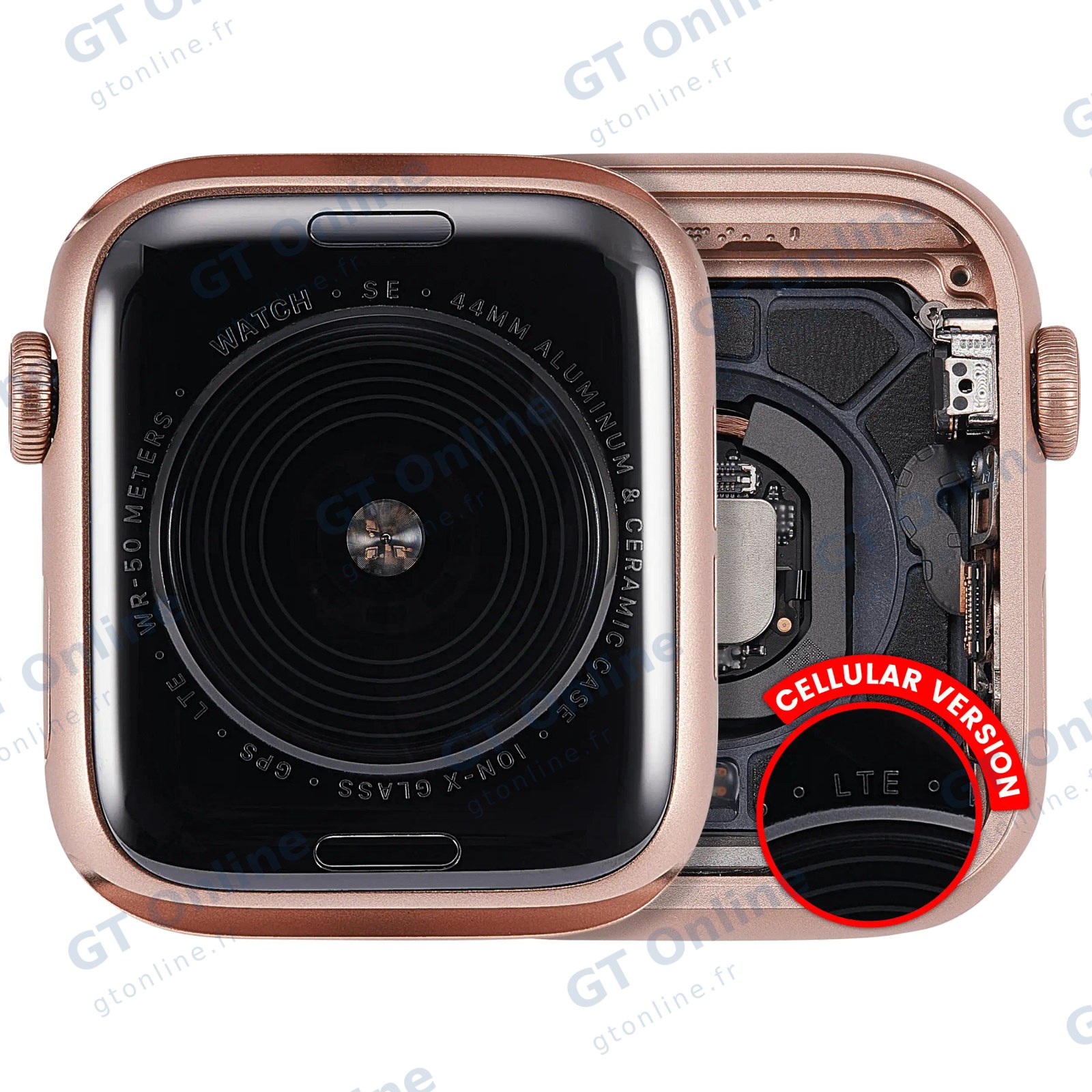 Châssis pour Apple Watch Series SE 1st (44MM) (origine d'occasion — grade A, Cellular Version, Aluminum / Gold)