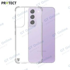 Coque Silicone Renforcée PROTECT pour Samsung Galaxy S22 S901 Transparent