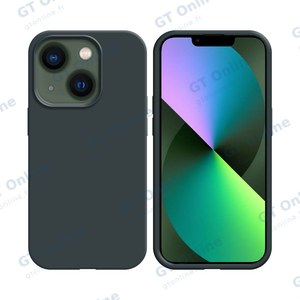 Pack de 10 Coques Silicone Compatible pour Apple iPhone 13 Bulk (#18) Noir