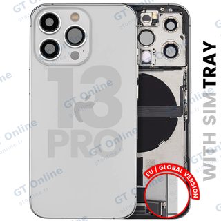 Châssis pour Apple iPhone 13 Pro (version EU, origine d'occasion — grade B, argent)