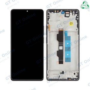 Écran Tactile Original Pulled avec Châssis (PIEC) Xiaomi Redmi Note 13 Pro 4G Noir