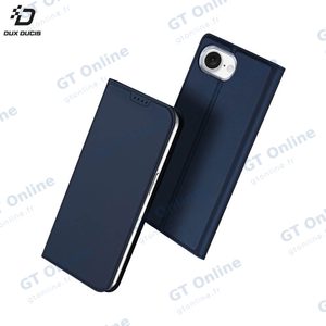 Housse de Protection Skin Pro Dux Ducis pour Apple iPhone 16e Bleu