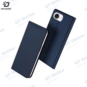 Housse de Protection Skin Pro Dux Ducis pour Apple iPhone 16e Bleu
