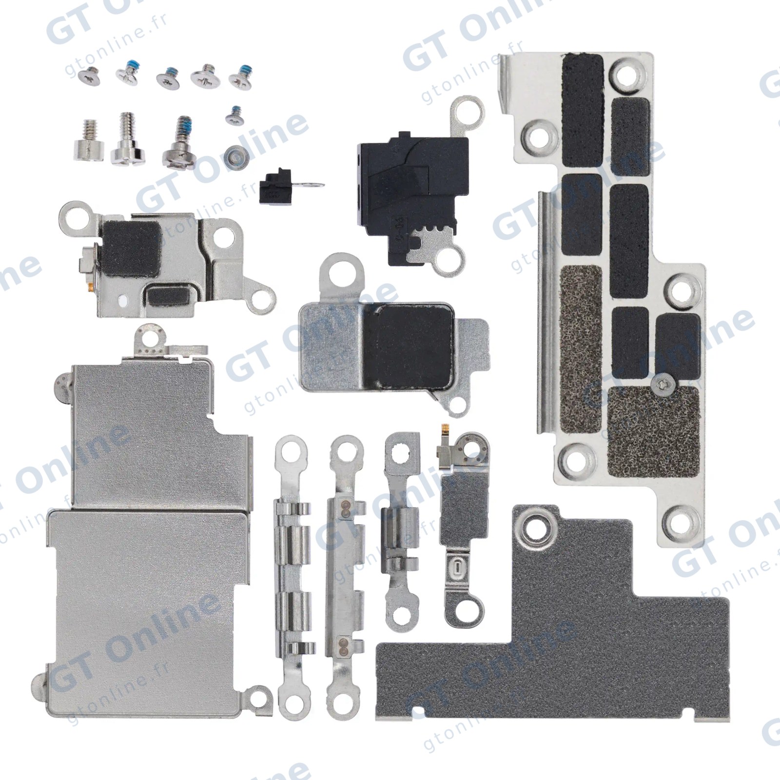 Jeu de petits supports métalliques pour Apple iPhone 12 Mini