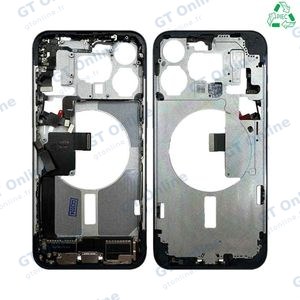 Châssis Intermédiaire Aftermarket (PIEC) Apple iPhone 15 Pro Max (Version US) Bleu