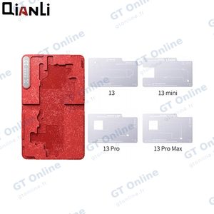 Plateforme de Rebillage QianLi MEGA-IDEA avec Kit de Pochoirs iPhone 13 Series
