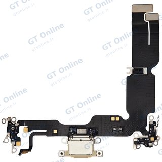 Dock de charge pour Apple iPhone 15 Plus (origine d'occasion, jaune)