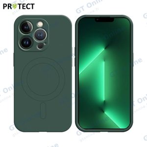 Coque de Protection IZ001 PROTECT pour Apple iPhone 13 Pro MagSafe Vert Foncé