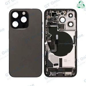 Coque de Réparation Complète Aftermarket (PIEC) Apple iPhone 14 Pro Noir Sidéral