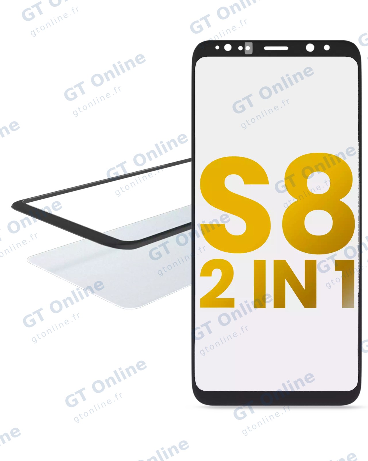 Vitre d’écran avec OCA pour Samsung Galaxy S8