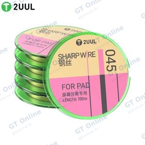 Bobine de Fil de Séparation d'Écran 2UUL Sharp Wire 045 100m (x5)
