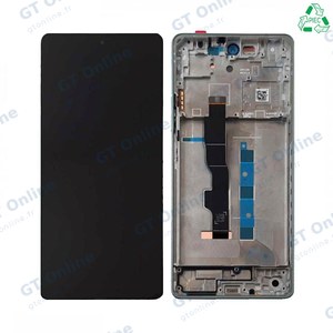 Écran Tactile Original Pulled avec Châssis (PIEC) Xiaomi Redmi Note 13 5G Bleu