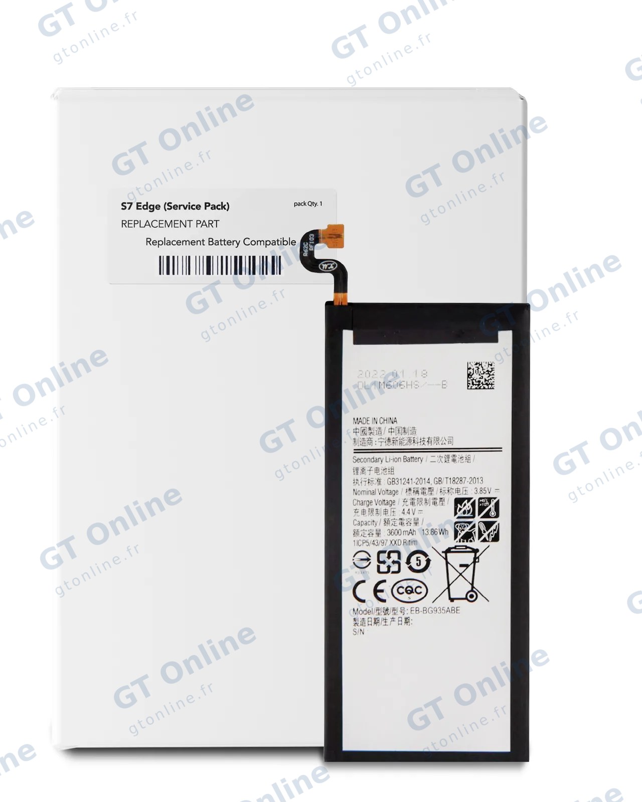 Batterie pour Samsung Galaxy S7 Edge (pack service origine)