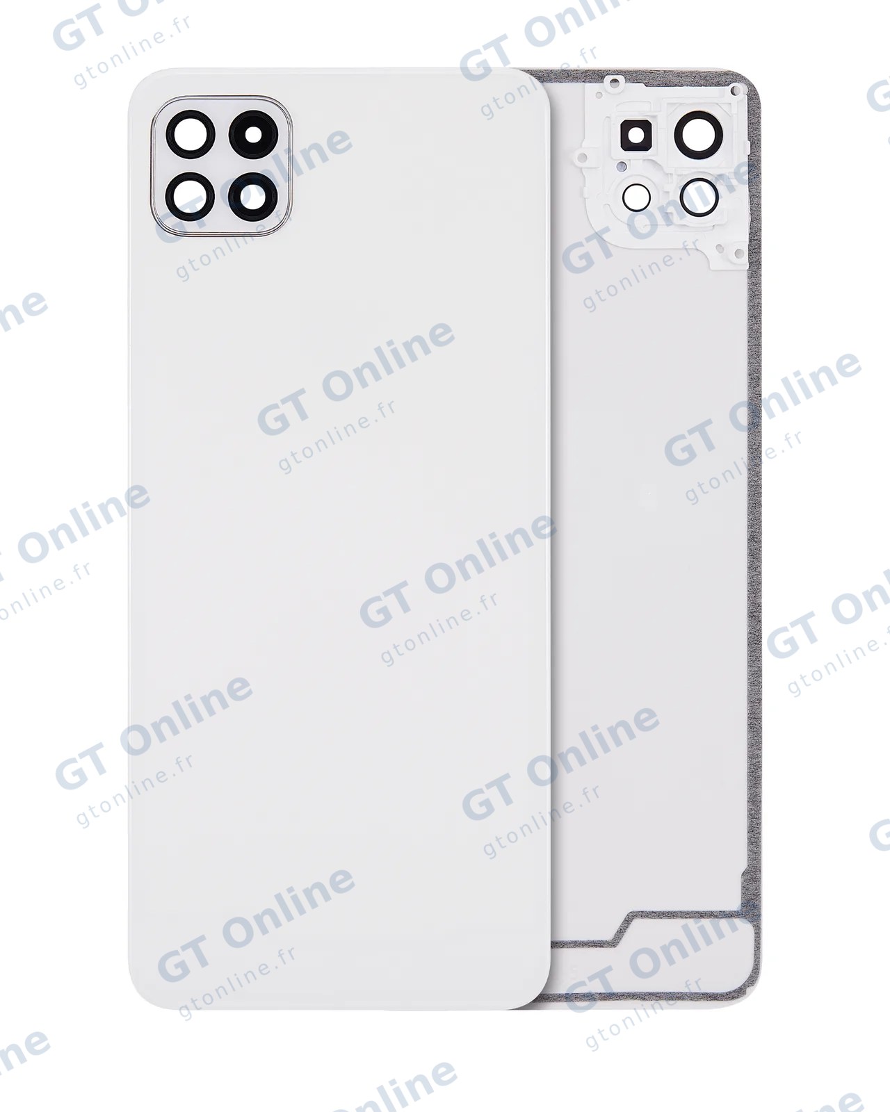 Vitre arrière pour Samsung Galaxy A22 5G (A226 / 2021) (compatible premium, blanc)