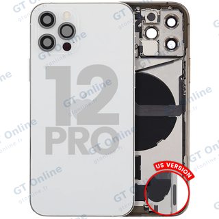 Châssis pour Apple iPhone 12 Pro (version US, origine d'occasion — grade A, argent)