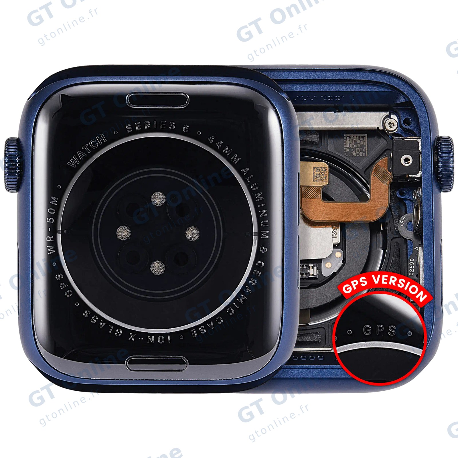 Châssis pour Apple Watch Series 6 (44MM) (origine d'occasion — grade A, version GPS, Aluminum / Blue)