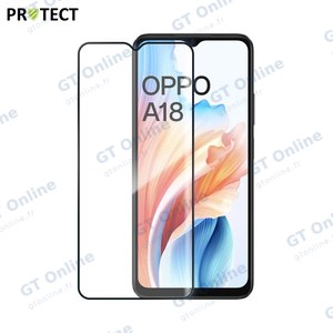 Verre Trempé Intégral PROTECT pour OPPO A18 Noir