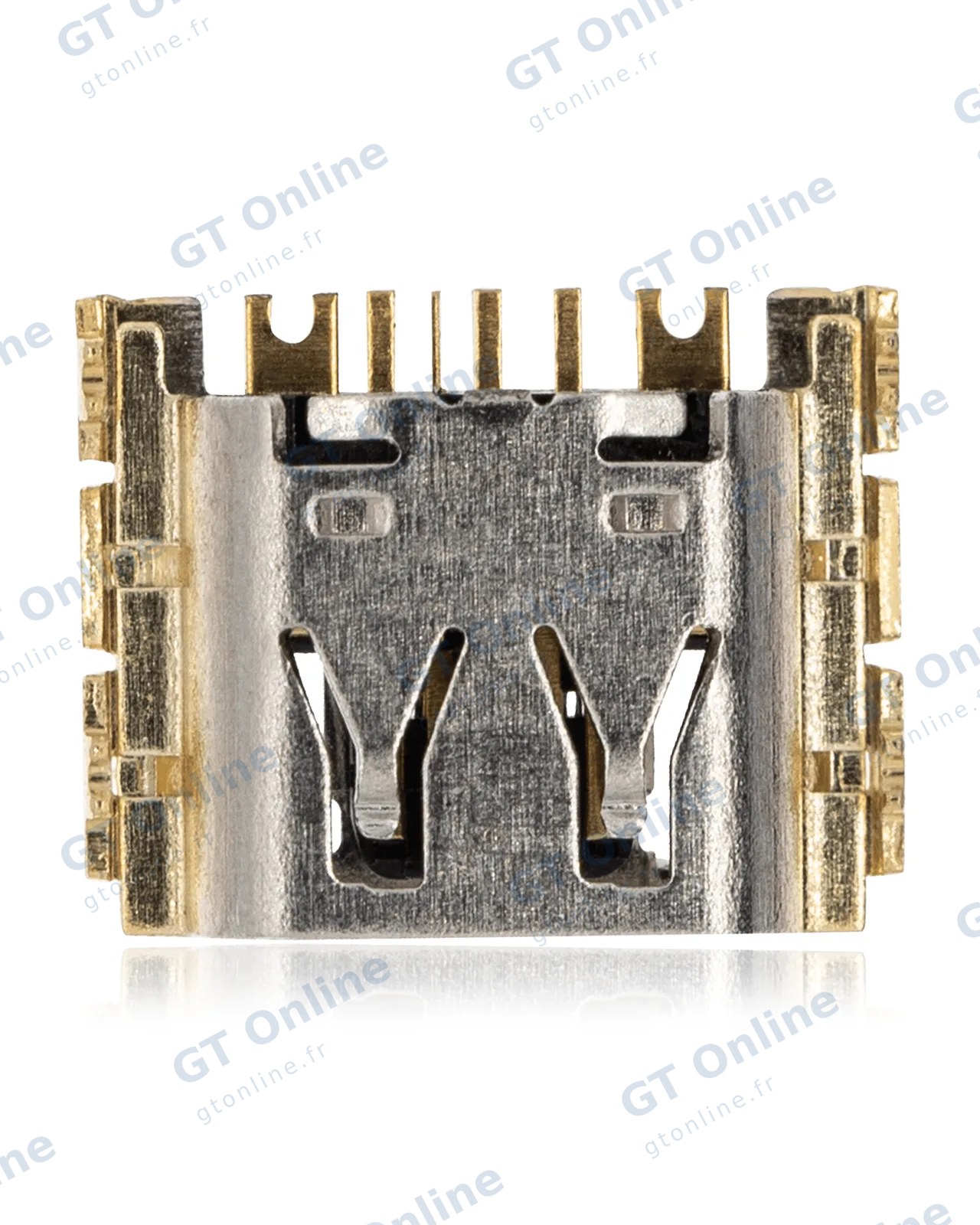 Connecteur de charge à souder — format Micro B, 6 broches, 4 points de fixation (C234)
