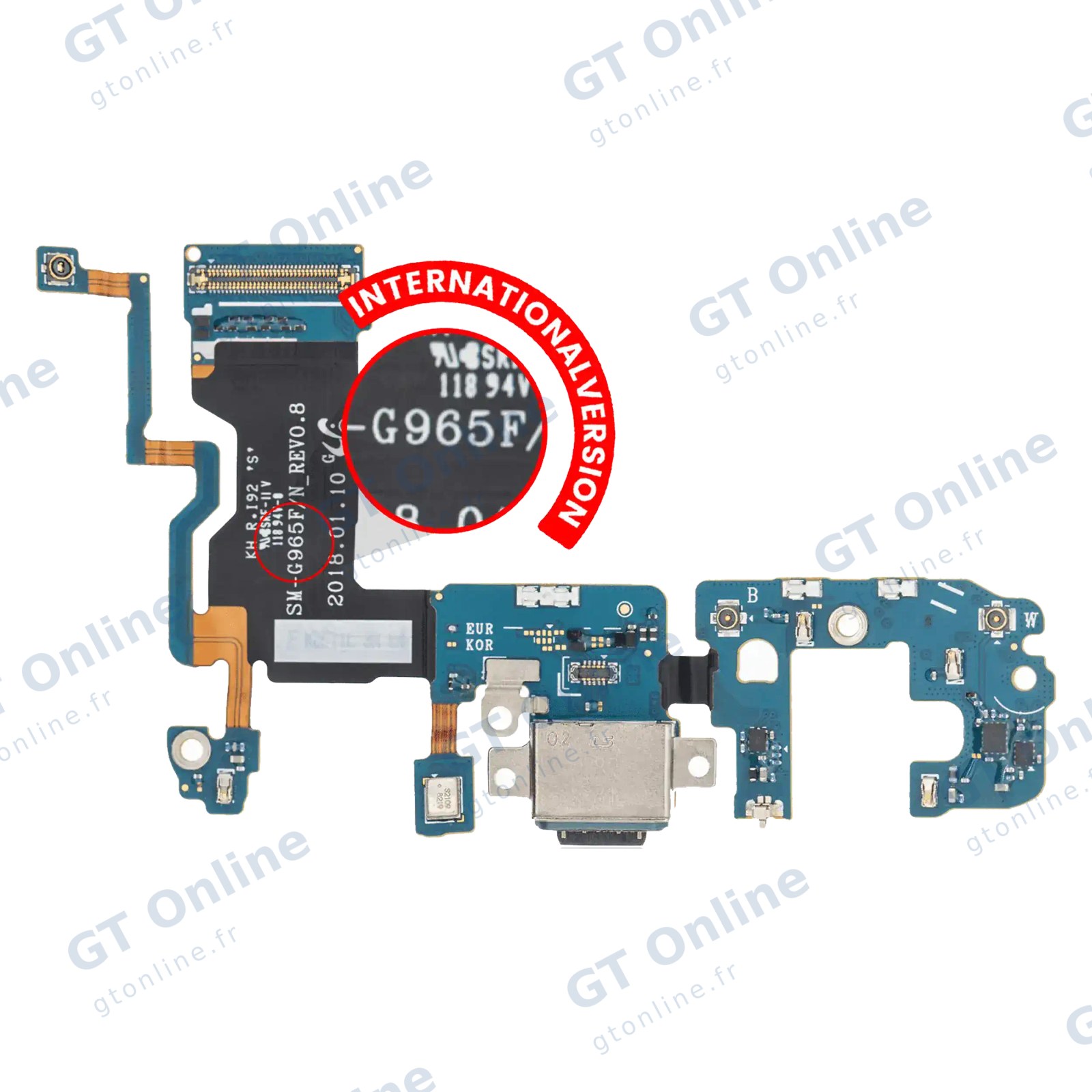 Dock de charge pour Samsung Galaxy S9 Plus (G965F) (version internationale)