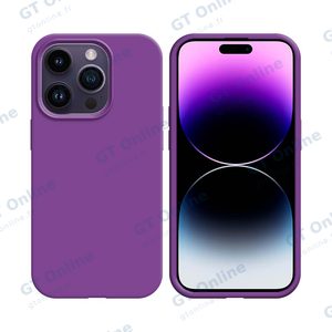 Coque Silicone Compatible pour Apple iPhone 14 Pro (#39) Mauve
