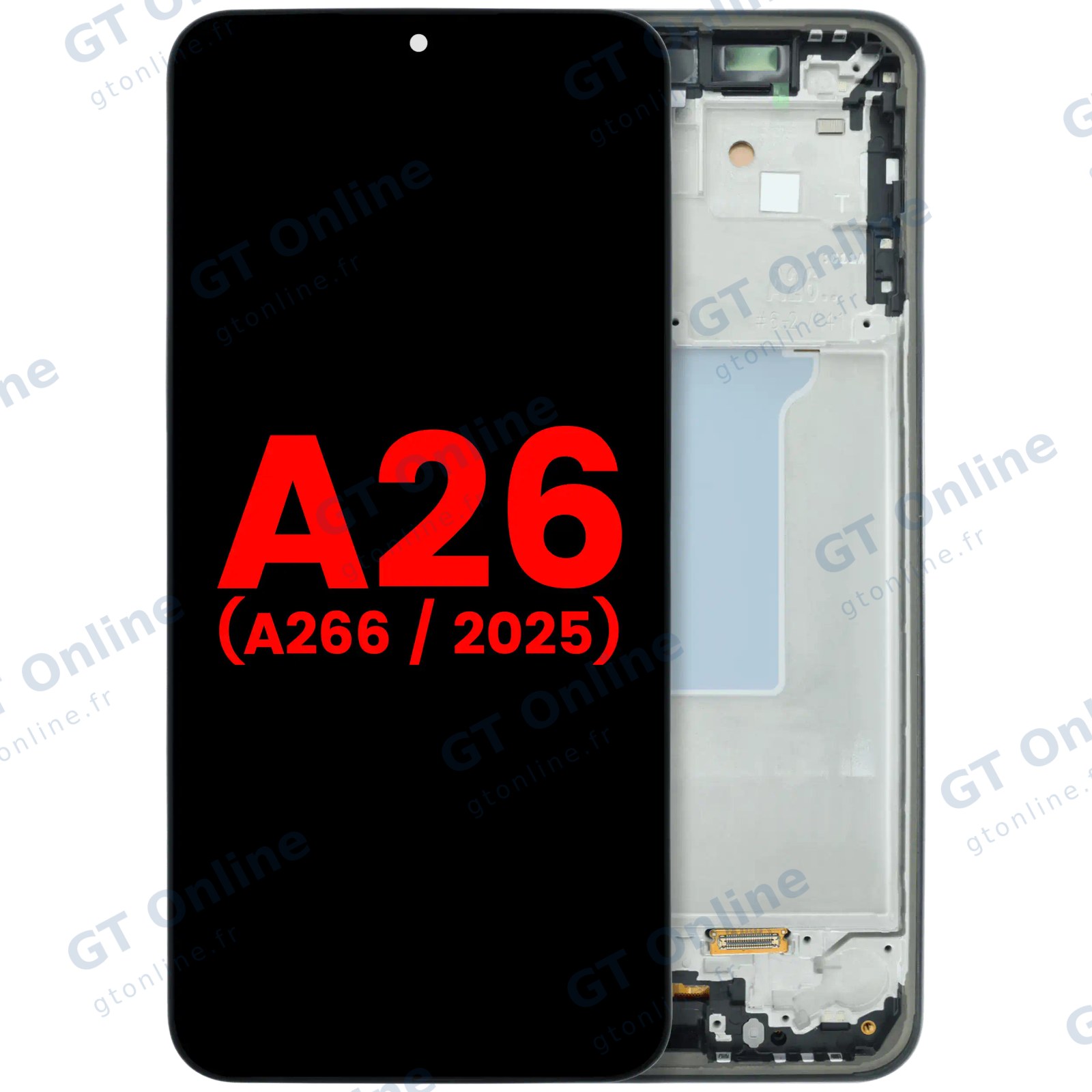 Écran OLED avec châssis pour Samsung Galaxy A26 5G (A266 / 2025) (noir)