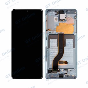Écran Tactile Soft Oled avec Châssis Samsung Galaxy S20 Plus 5G G986/Galaxy S20 Plus G985 Bleu Nuit
