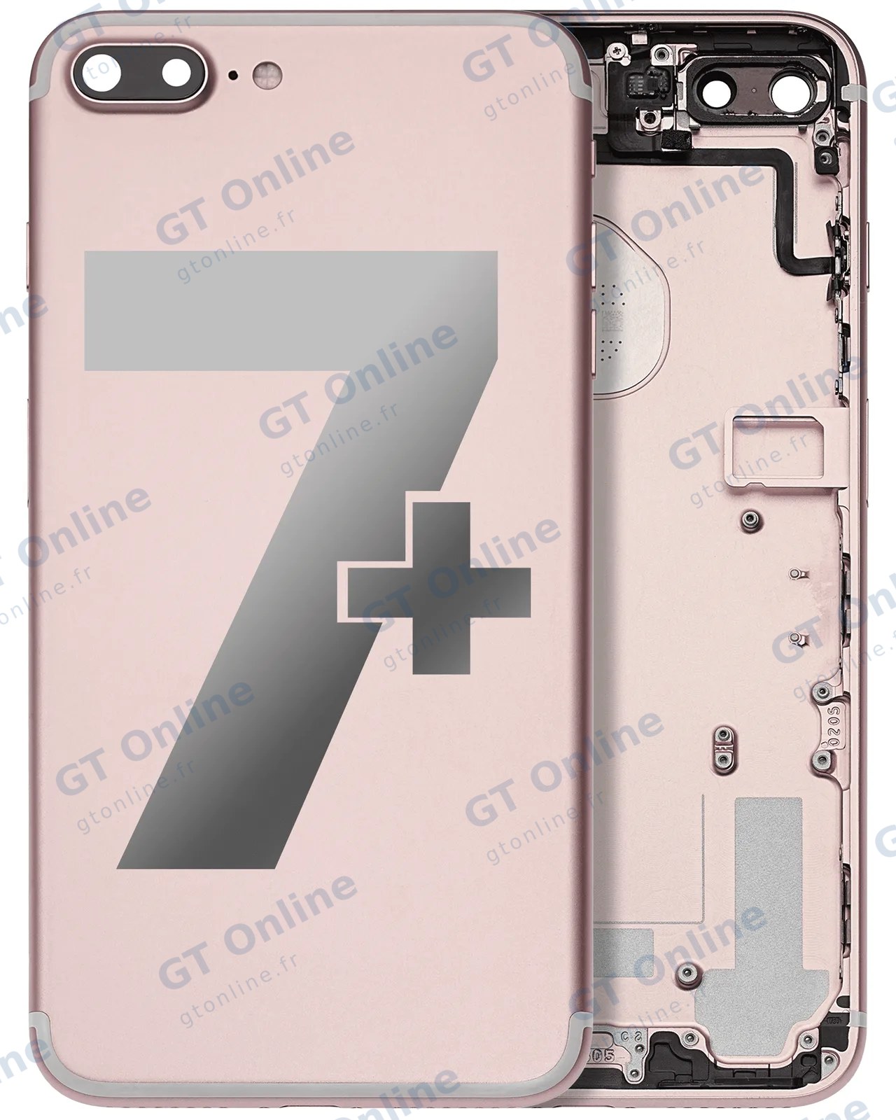 Châssis pour Apple iPhone 7 Plus (origine d'occasion — grade A, Rose Gold)
