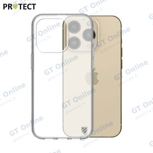 Coque Silicone PROTECT pour Apple iPhone 14 Pro Transparent