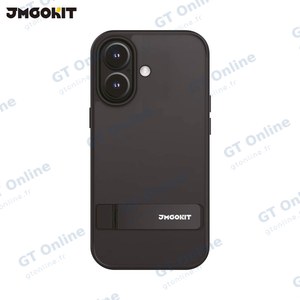 Coque de Protection Metal Bracket JMGOKIT pour Apple iPhone 16 Plus Noir