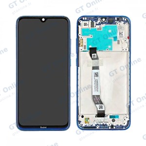 Écran Tactile avec Châssis Xiaomi Redmi Note 8/Redmi Note 8 2021 Bleu