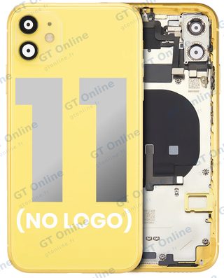 Châssis pour Apple iPhone 11 (sans logo, compatible premium, jaune)