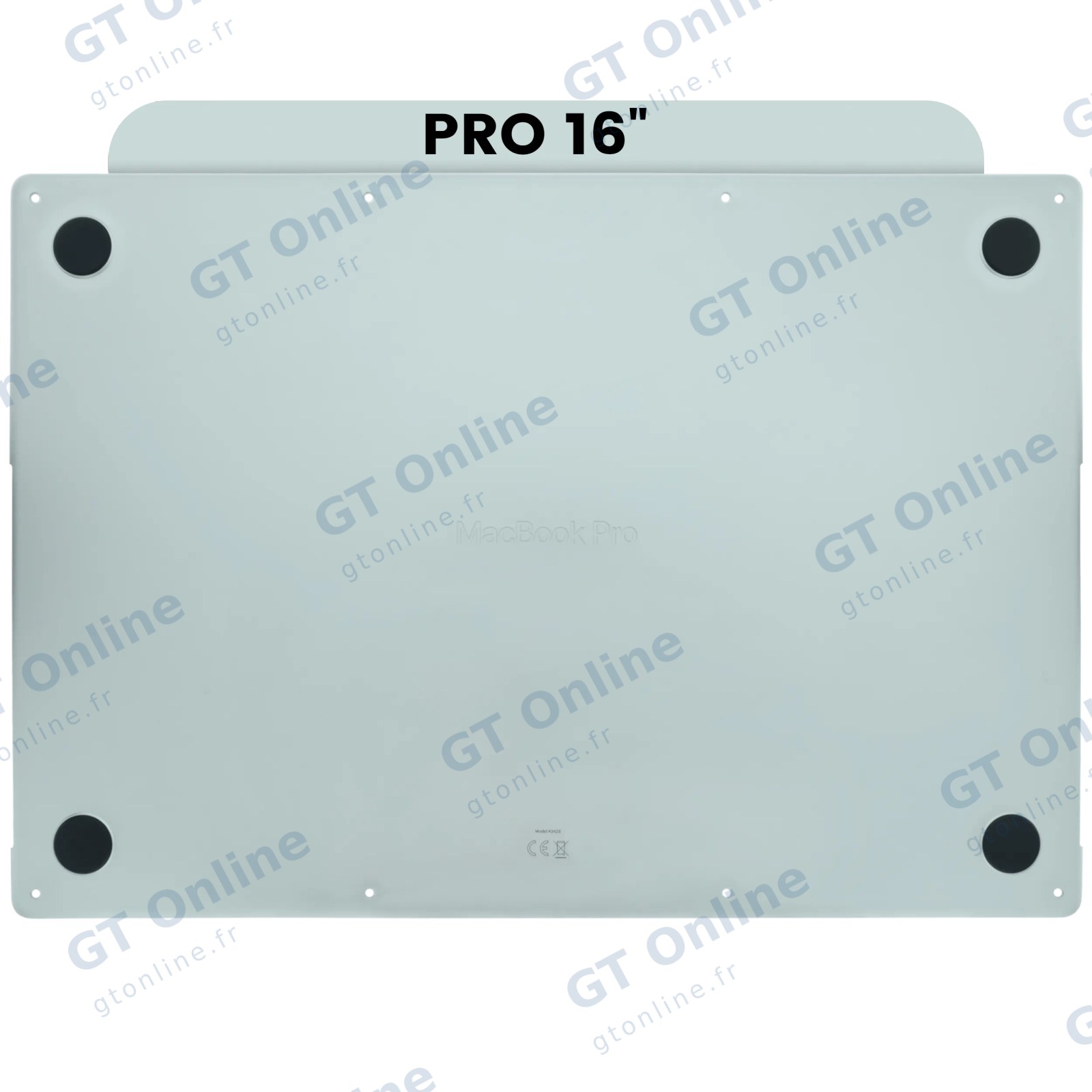Coque inférieure pour Apple MacBook Pro 16" A3428 (2026) (origine, argent)