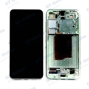Écran Tactile Original Assembled avec Châssis Compatible Samsung Galaxy S25 S931 GH82-36329B Vert d'Eau