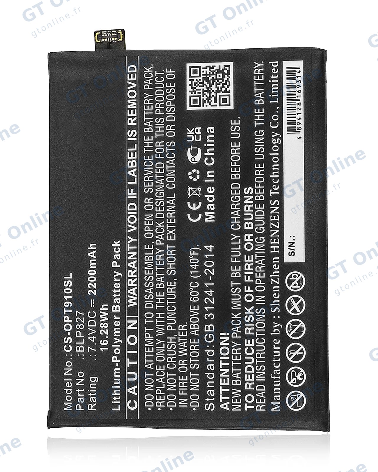 Batterie pour OnePlus 9 Pro (BLP827)