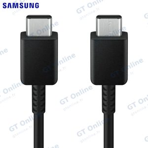 Câble Data USB-C vers USB-C Samsung EP-DX310JBEGEU 3A (1.8m) Noir