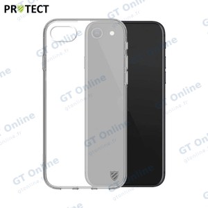 Coque Silicone PROTECT pour Apple iPhone SE (2e génération) Transparent