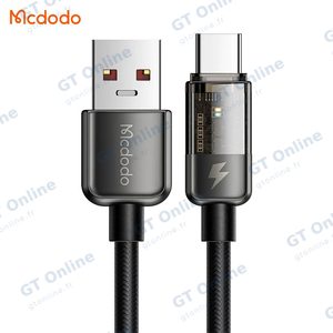 Câble Data USB vers USB-C Mcdodo CA-3150 Super Charge (Mise Hors Tension Automatique) 1.2m Noir