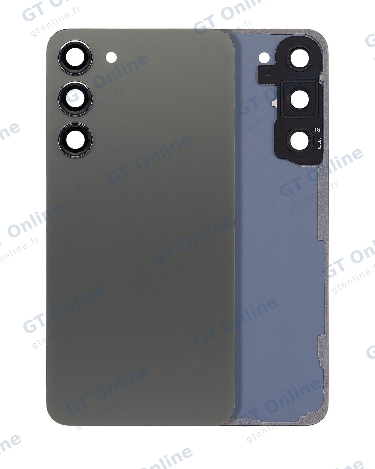 Capot arrière avec lentilles pour Samsung Galaxy S23 5G (pack service origine, vert) — vue 1