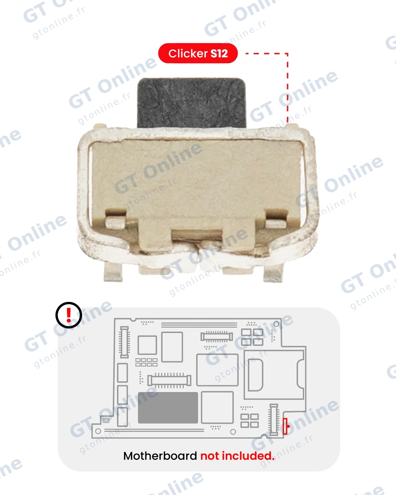 Pièce à microsouder pour Clicker S12