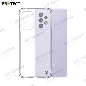 Pack de 10 Coques Silicone Renforcée PROTECT pour Samsung Galaxy A52 5G A526/Galaxy A52 4G A525 Bulk Transparent