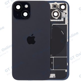 Vitre arrière avec MagSafe, NFC et nappe flash pour Apple IPhone 15 (origine, noir)