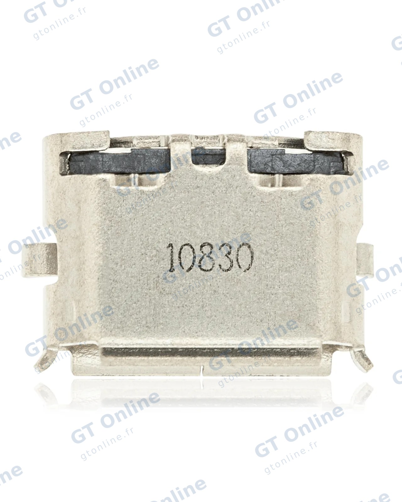 Connecteur de charge à souder — format Micro B, 5 broches, 4 points de fixation (C361)