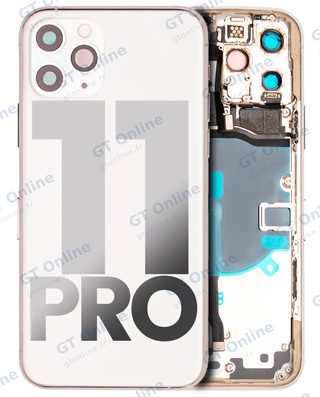 Châssis pour Apple iPhone 11 Pro (origine d'occasion — grade A, argent)