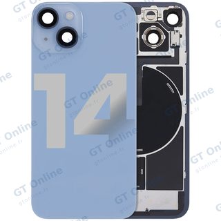 Vitre arrière pour Apple iPhone 14 (origine d'occasion — grade B, bleu)