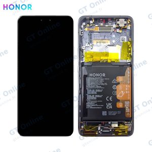 Bloc Écran Complet avec Châssis et Batterie Original Honor Magic 6 Pro 0235AJLM 0235ALQD Noir