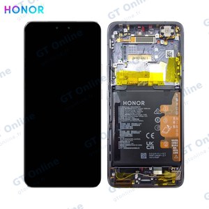Bloc Écran Complet avec Châssis et Batterie Original Honor Magic 6 Pro 0235AJLM 0235ALQD Noir
