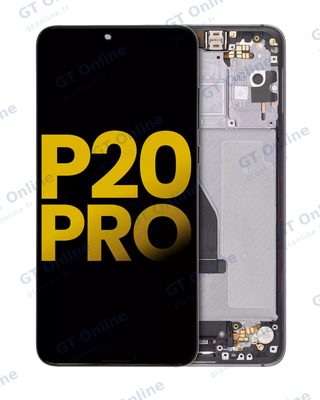 Écran OLED avec châssis pour Huawei P20 Pro (reconditionné, noir)
